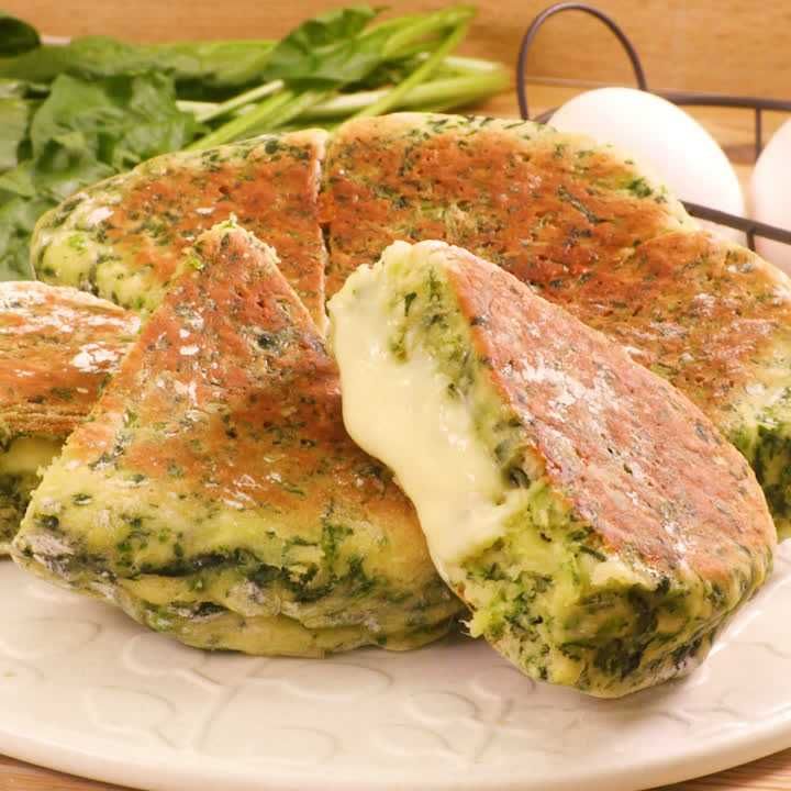 ほうれん草のチーズパン