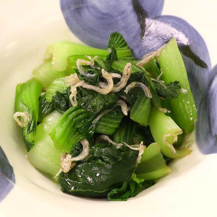 チンゲン菜とじゃこのお浸し