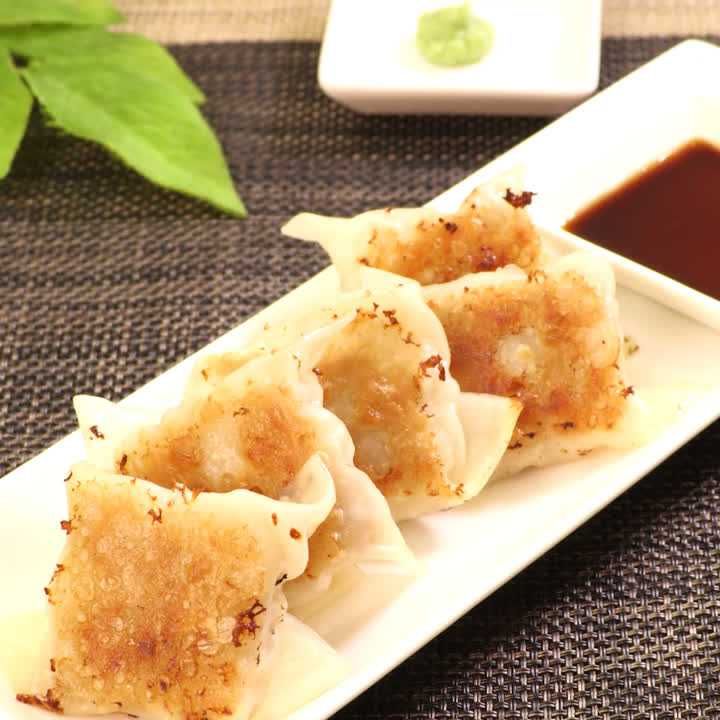 鶏ひき肉ともやしの餃子