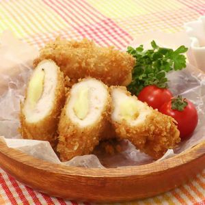 「チキンチーズカツ」のレシピ動画