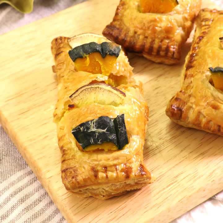 さつまいもとかぼちゃのパイ