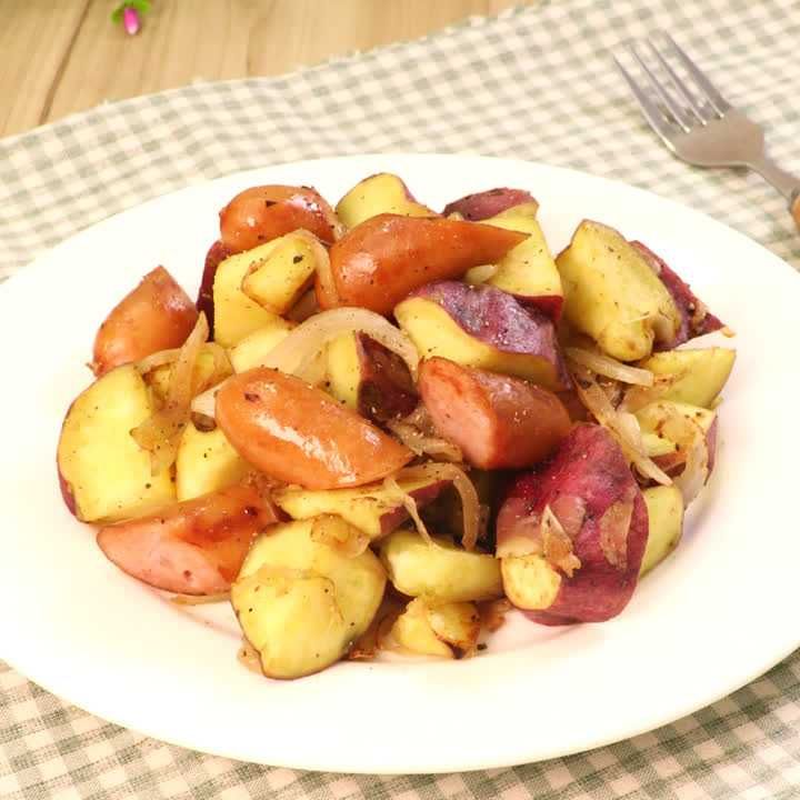 さつまいものジャーマンポテト