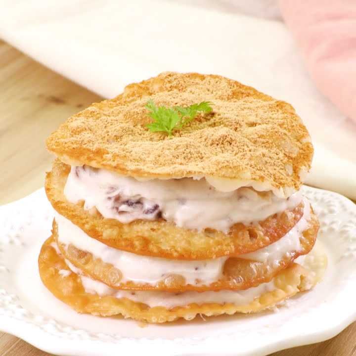 小豆クリームミルフィーユ