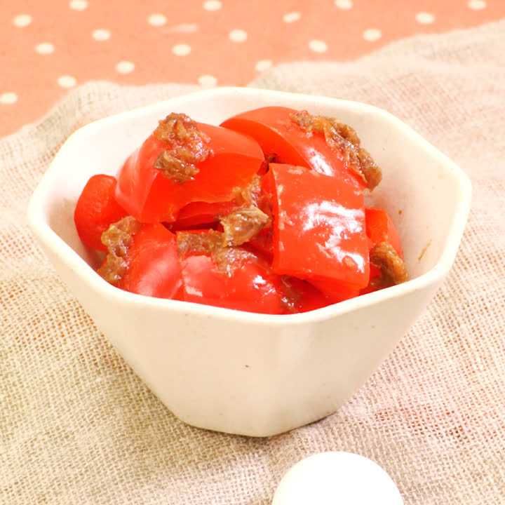 パプリカのおかか煮