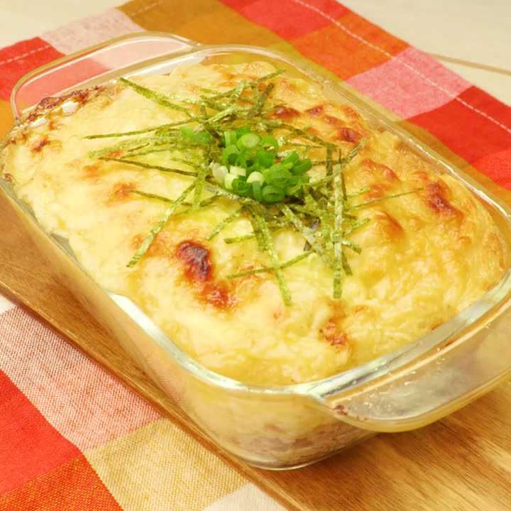 山芋の和風グラタン