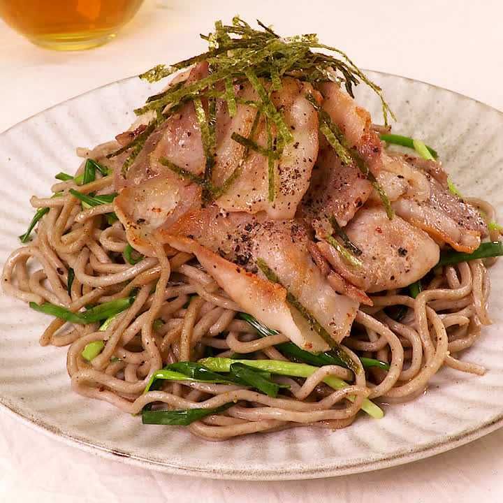 豚ねぎ蕎麦
