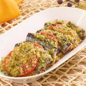 「サンマの香草パン粉焼き」のレシピ動画