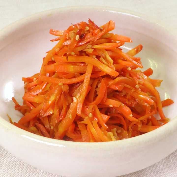 しょうがとにんじんのきんぴら