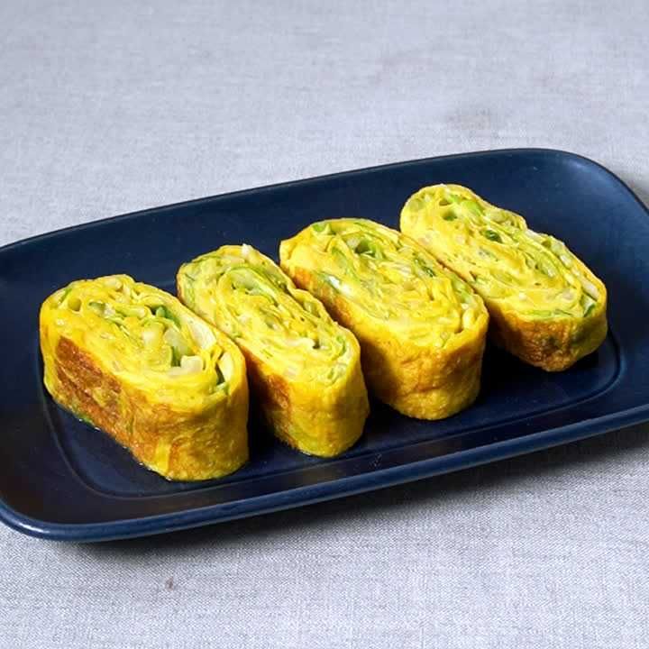 キャベツの卵焼き