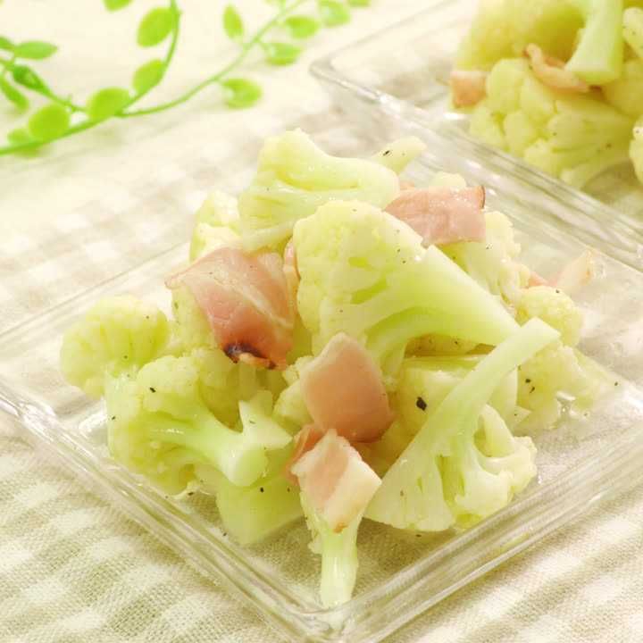 カリフラワーとベーコンのマリネ