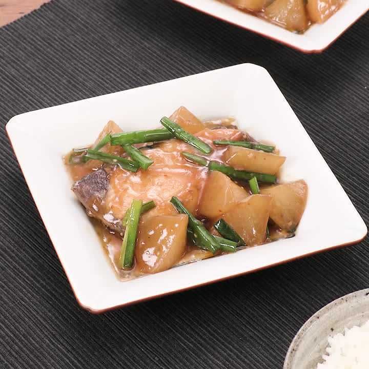 ブリと大根のピリ辛煮