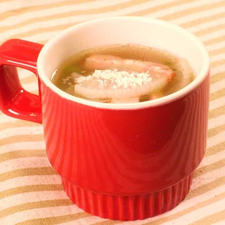 大根とベーコンのスープ