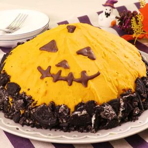 「ハロウィンかぼちゃケーキ」のレシピ動画
