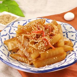 「大根のオイスター炒め」のレシピ動画