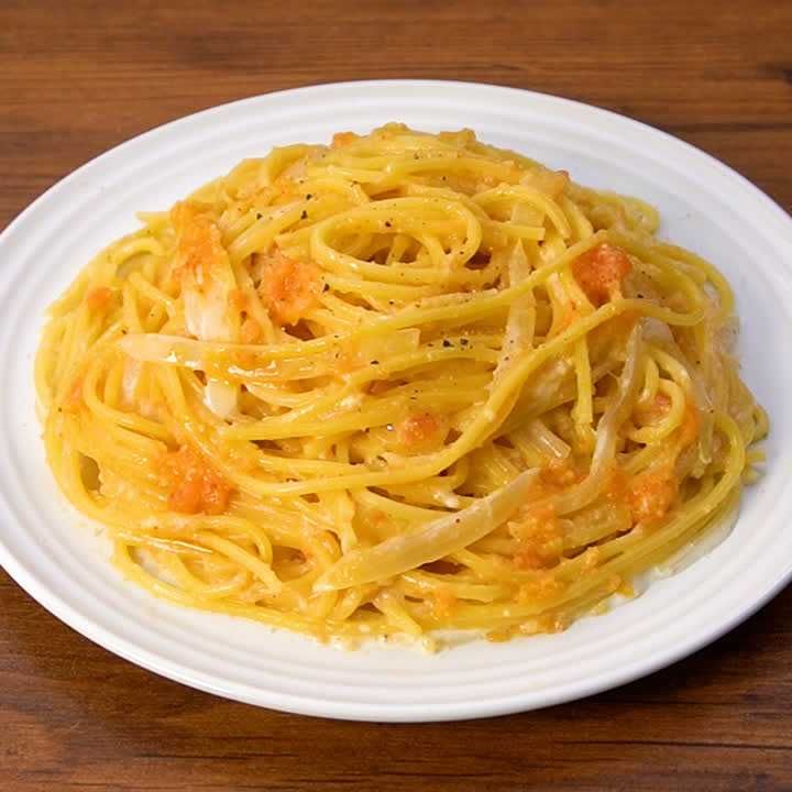 ワンパン明太カルボナーラ