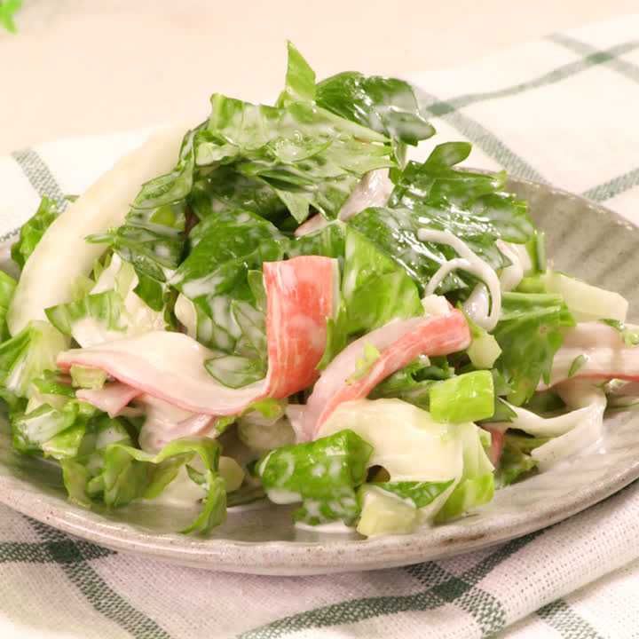 セロリとかにかまのマヨサラダ