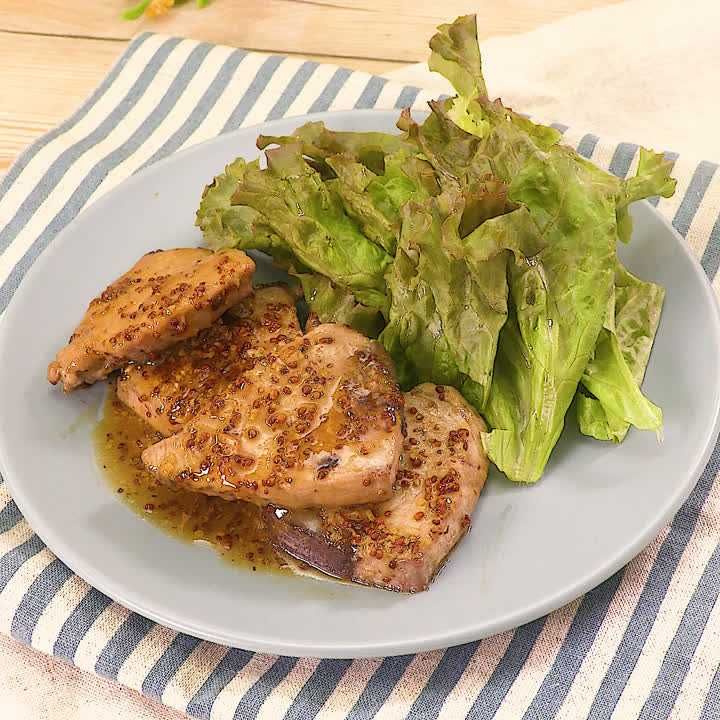 カツオのハニーマスタードソース