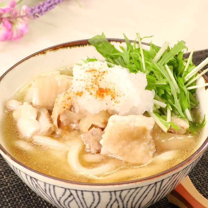さっぱり！ 鶏のみぞれ煮うどんのレシピ動画・作り方 | DELISH KITCHEN