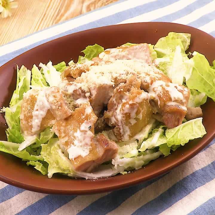 白菜のシーザーサラダ