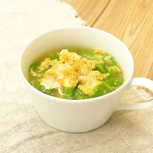 「キャベツと卵のスープ」のレシピ動画