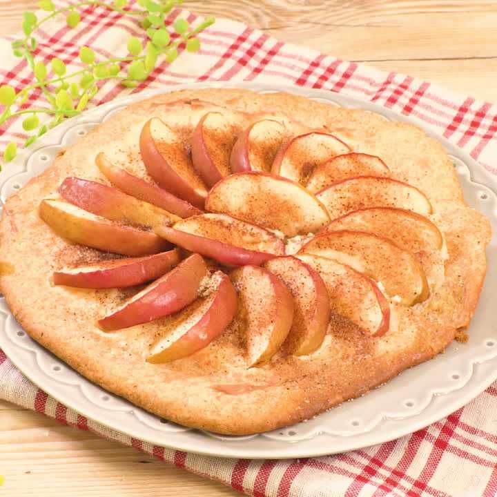 りんごのスイーツピザ