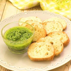 ジェノベーゼ風みつばソース