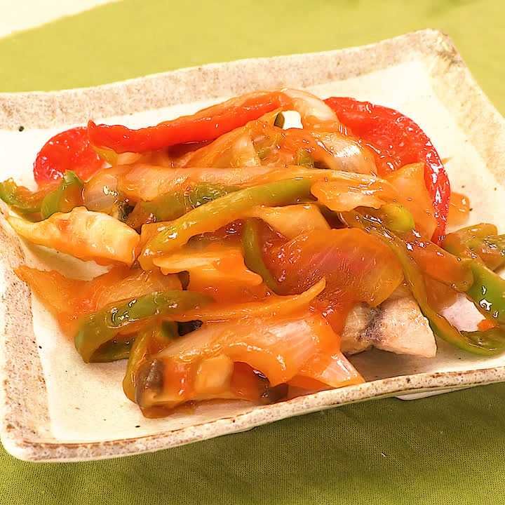 ブリの甘酢あんかけ
