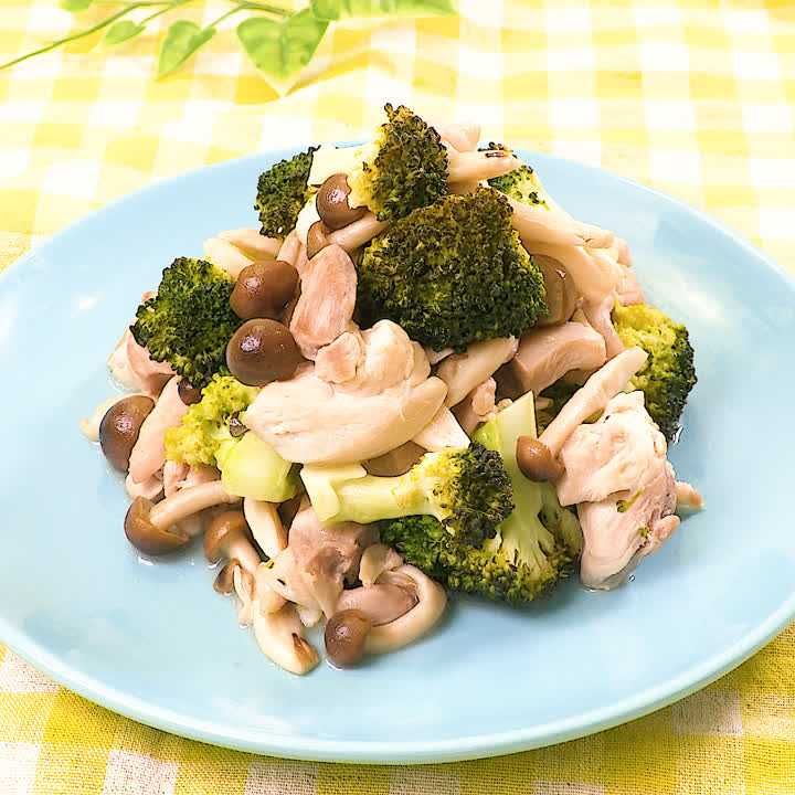 鶏肉とブロッコリーのレモン塩炒め