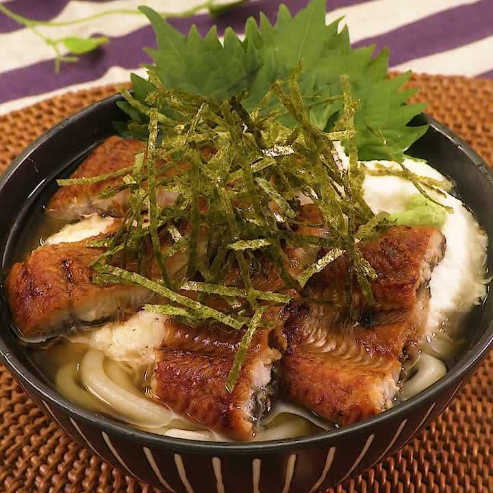 うなぎの山かけうどん