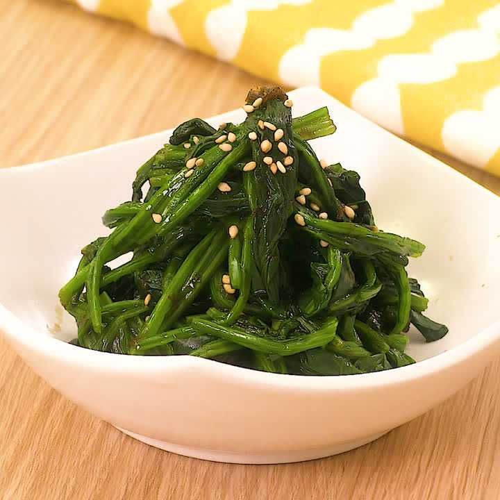 ほうれん草ののり和え