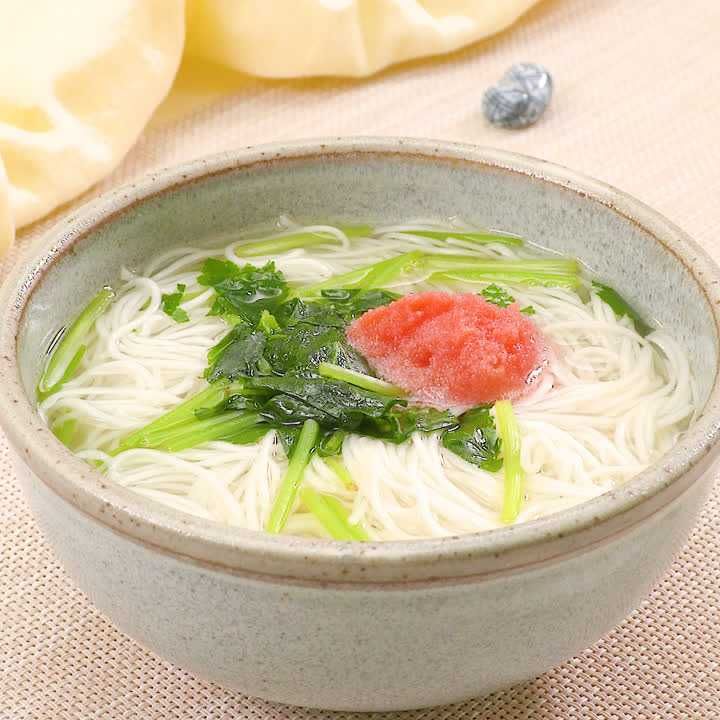 三つ葉の明太子にゅうめん