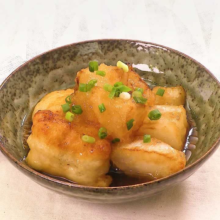 大根とお餅の揚げ浸し