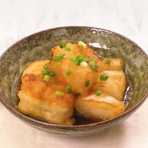 「大根とお餅の揚げ浸し」のレシピ動画