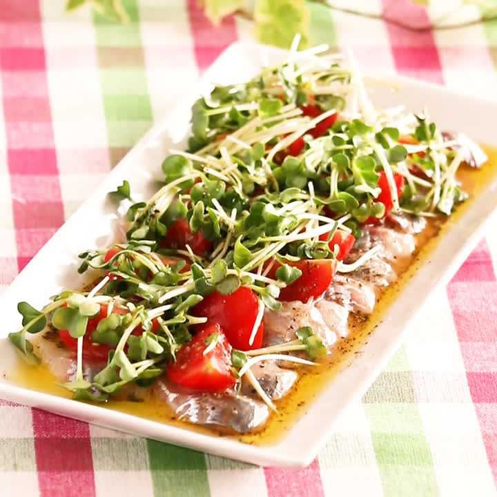 アジのカルパッチョ