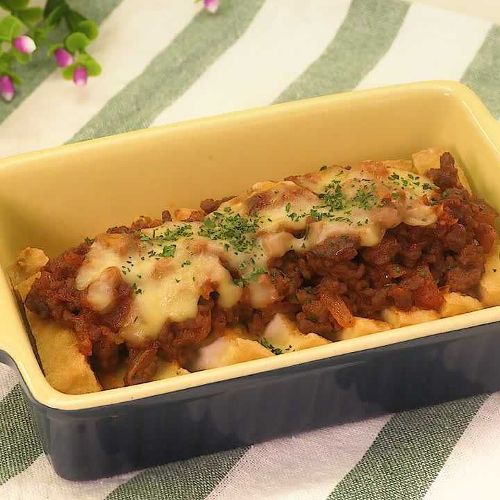 厚揚げミートグラタン