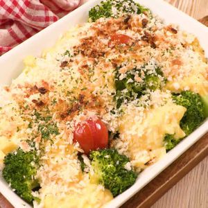 「ブロッコリーのタルタルグラタン」のレシピ動画