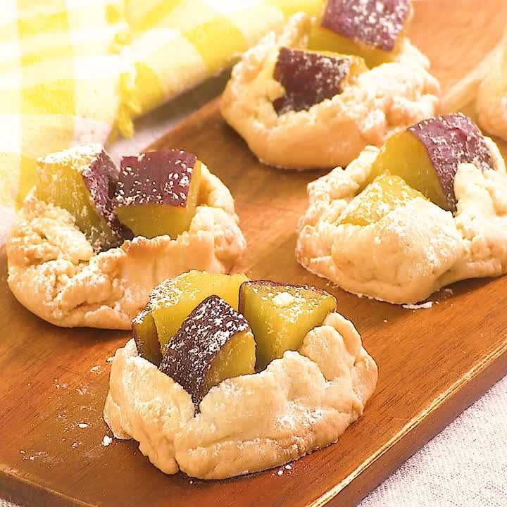 一口さつまいもタルト