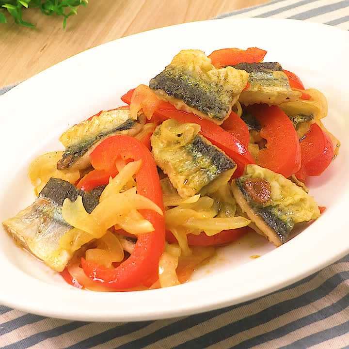 サンマのカレーマリネ