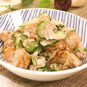 「ホタテの中華風マヨサラダ」のレシピ動画
