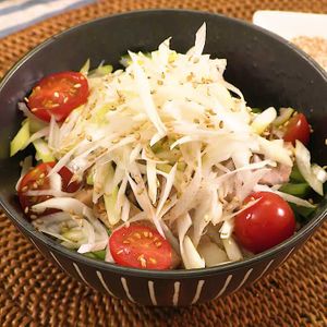 ねぎチャーシュー和え麺