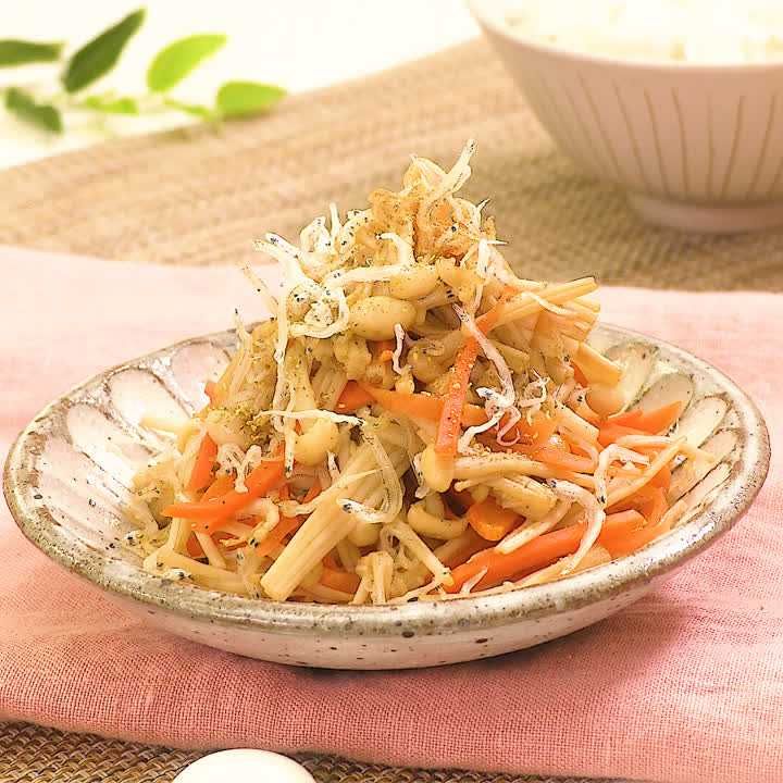 えのきとじゃこの山椒炒め