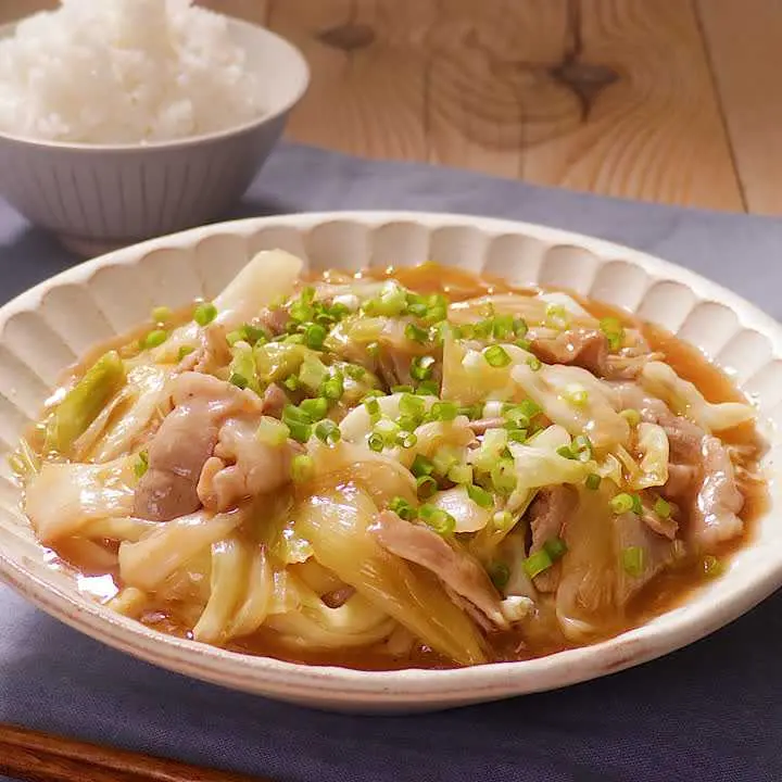 豚バラとキャベツのとろとろ炒め煮