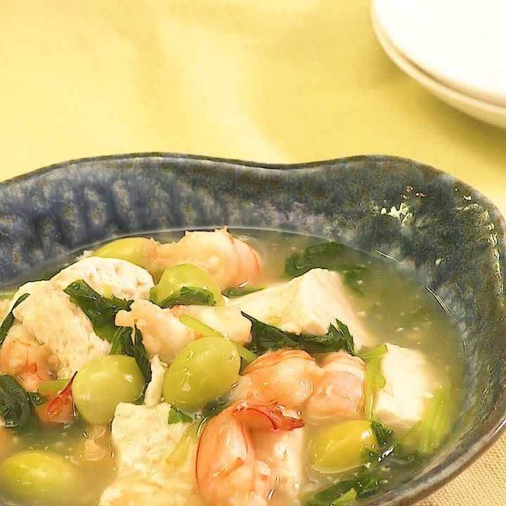 豆腐の銀杏あんかけ