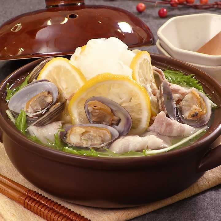 ゆず大根あさり鍋