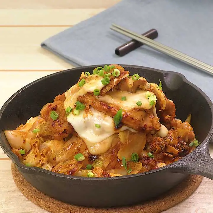 豚肉の韓国味噌漬け焼き