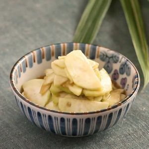 ヘチマのわさびあえ