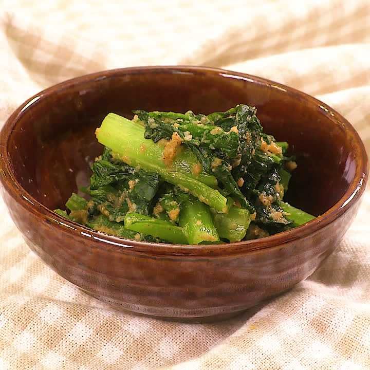 【小松菜の和え物】副菜のレパートリー広がる♪簡単人気レシピ32選