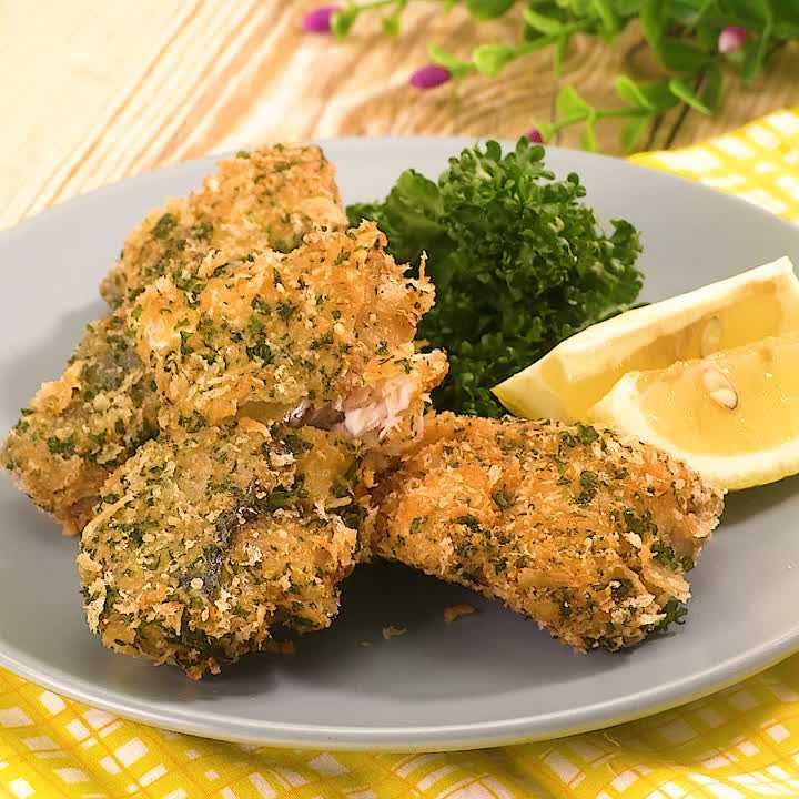 サクサク食感 サバのチーズフライのレシピ動画 作り方 Delish Kitchen