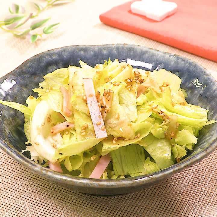 レタスの柚子胡椒ナムル