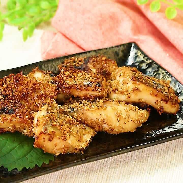 スズキのごま焼き